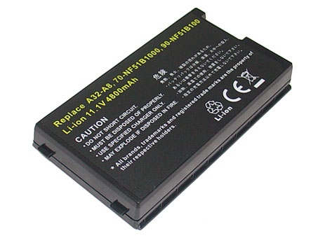 Compatible laptop battery ASUS  for A8Js 
