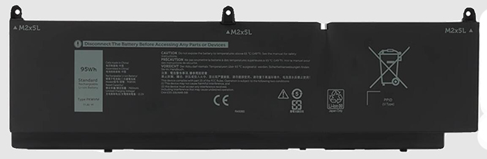 Compatible laptop battery Dell  for 0CR72X 